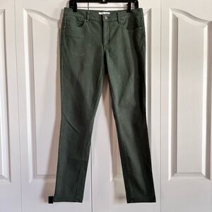 EUC Ann Taylor Loft modern skinny jeans pants green 28 / 6